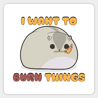 Burn Things Sticker